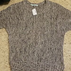 Purple metallic sweater